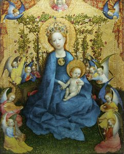 The Virgin of the Rose Bush by Stephan Lochner